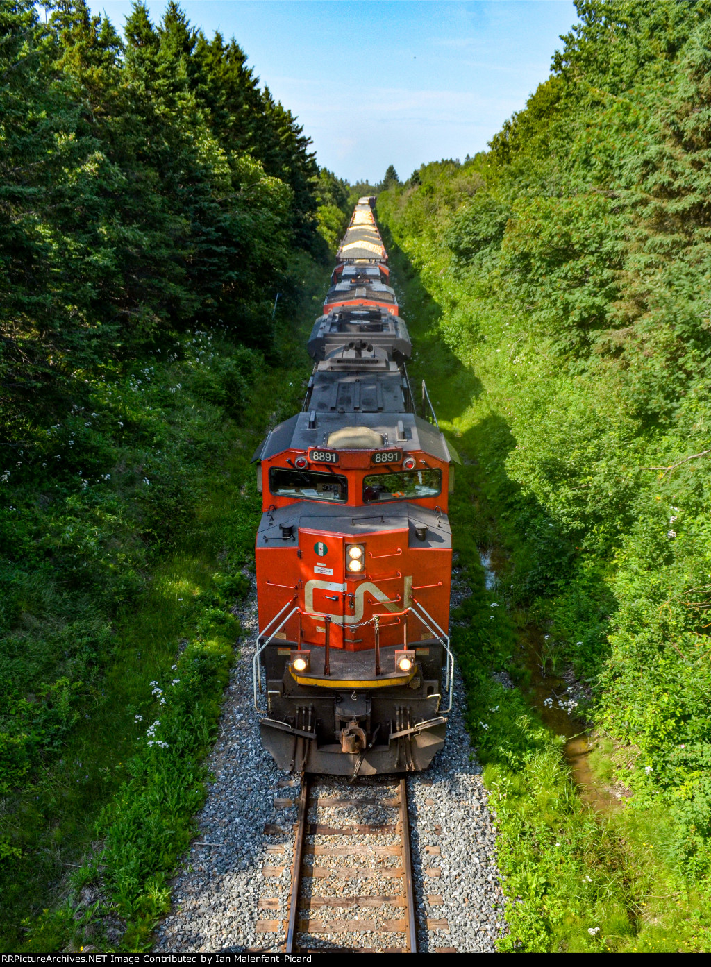 8891 leads CN 403 at Tobin